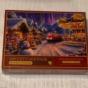 Christmas Celebration Advent Calendar Puzzle Holiday Christmas NEW Sealed